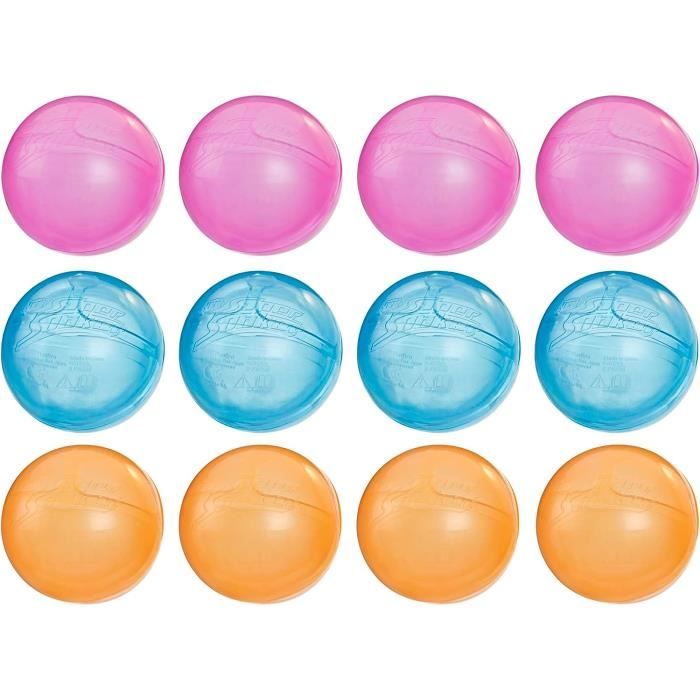 Lot De 12 Grosses Balles Rebondissantes Jumbo 2,35 Pouces - Couleurs Vives Pour Enfants, Fêtes Et Cadeaux