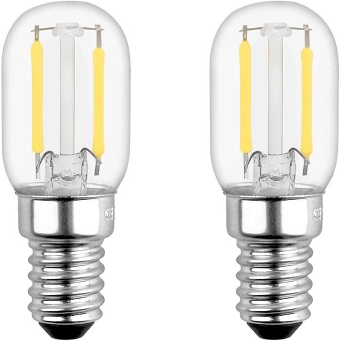 Ampoule pour hotte aspirante 3w LED SES E14 Petit vis Edison. Blanc chaud  3000 K Remplace des ampoules incandescantes 40w. - Cdiscount Maison