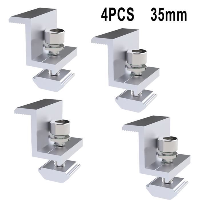 Kit De Pince D'extrémité En Aluminium PV, Panneaux Solaires