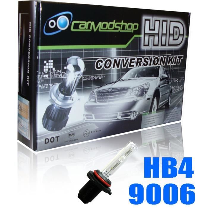 Kit Xénon HID Xentec Premium 9006 HB4 - 10000K Bleu Brillant - 35W Faisceau Bas