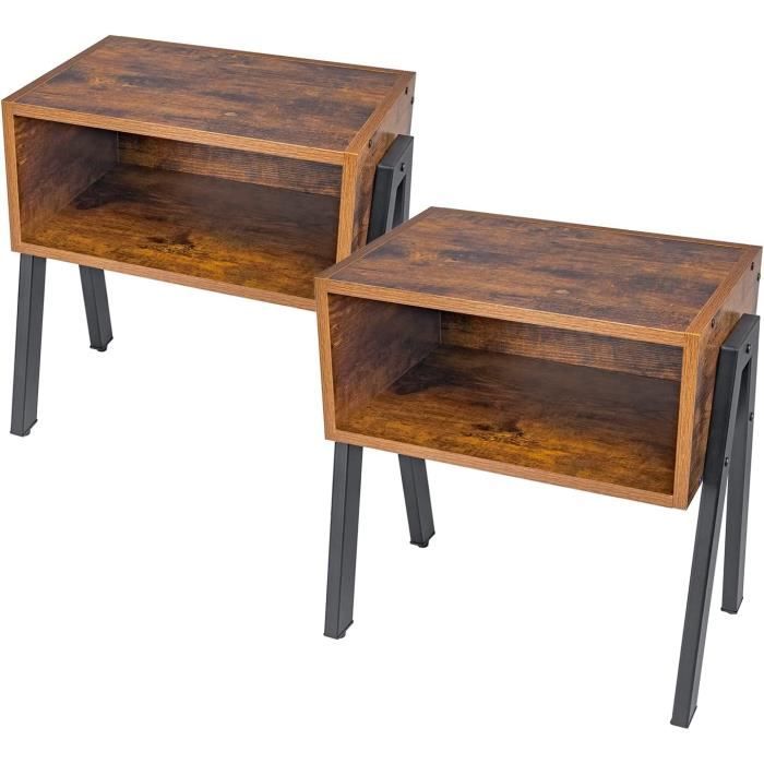 Tables de chevets, tables de nuit : industrielles, scandinaves