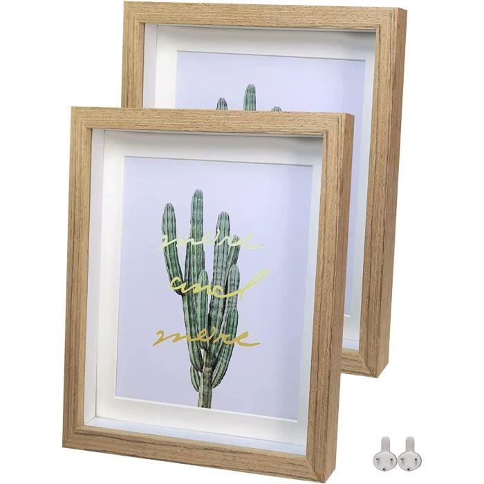 Lot De 2 Cadres D'Affichage Pour Billets De Banque 26,5 X 38 Cm - Protection Collection