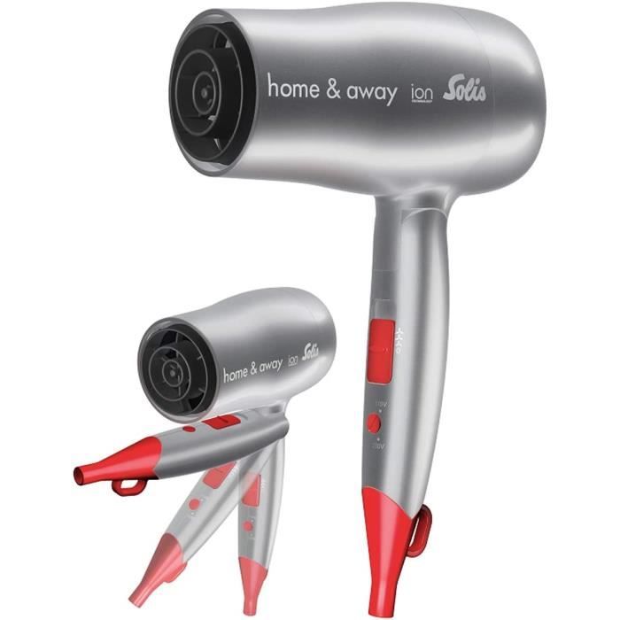 Sèche-cheveux De Voyage Pliable Adler - 1200W, 2 Vitesses, Buse 360° - Neuf