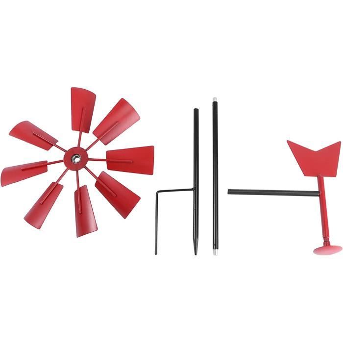 1 Pc Vent Spinner Coloré 3D Suspendu En Métal Décoratif Carillon À