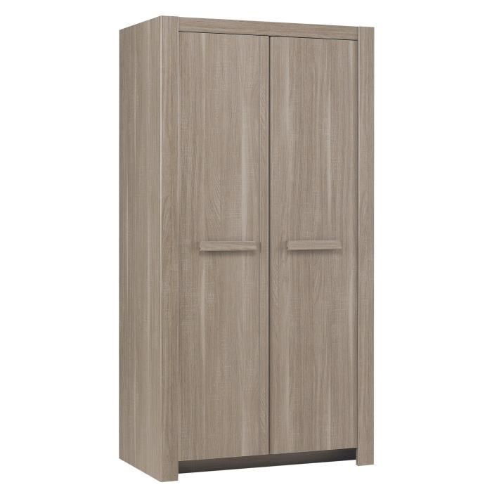 Armoire 2 Portes Gami Hangun Bois Achat Vente Armoire De