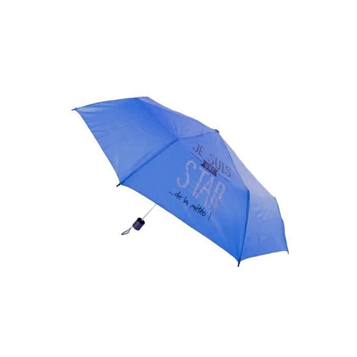 Mini Parapluie Compact Avec Boîte De Rangement - Bleu Ciel - Imperméable Et Anti-UV - Parfait Pour Voyage - 5