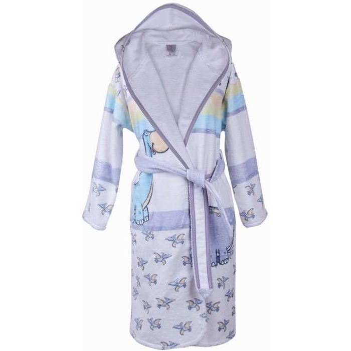 Peignoir Enfant Coton Imprim 360 g m 128 140 cm Qualit