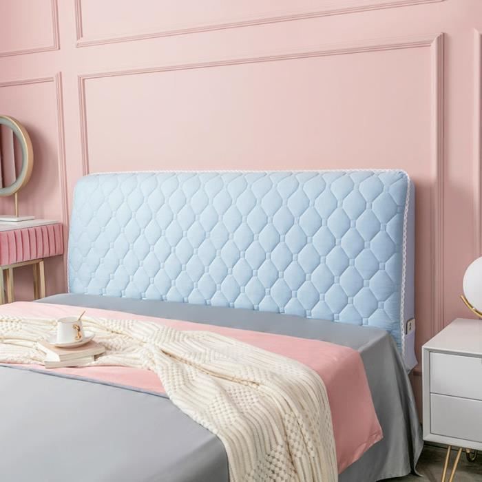 Housse De Tête De Lit - Protection Contre La Poussière, Polyester Élastique - Tailles 50-210 Cm - 17 Motifs Au Choix