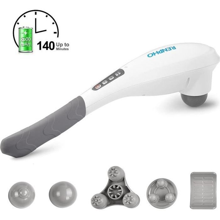 Accessoires De Massage Manuel Appareil De Massage Renpho Masseur Dos Et Nuque Electrique Portable Sans Fil Rechargeable 178983 Achat Vente Appareil Massage Manuel Cdiscount