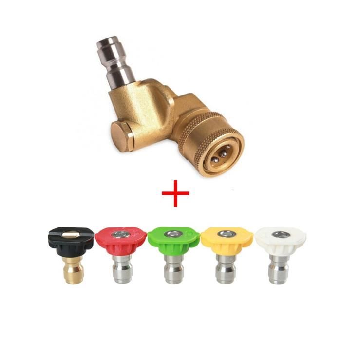 Flexible Nettoyage 30m 160 Bar - Compatible Kärcher K2 à K7 - Buses Rotatives - Adapter M22