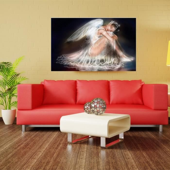 IGc-791 DIY 5D Kit De Peinture Au Diamant Ange Fille Gem Photo Pour La Décoration De La Maison