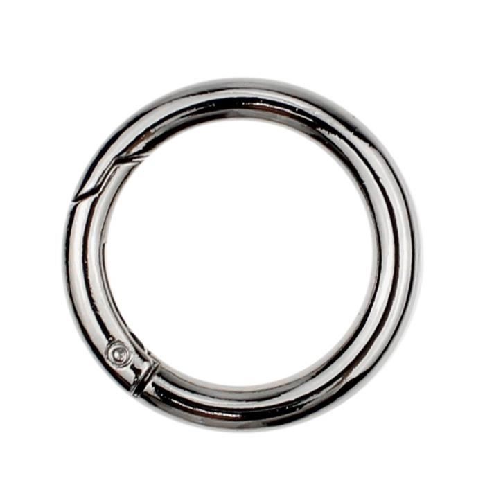 Porte-clés Ceinture Pour Hommes Avec Anneau Métal - Noir - Neuf Avec étiquettes