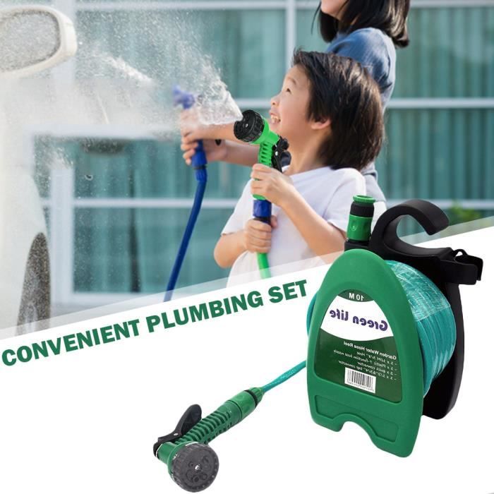 Buse De Tuyau D'Arrosage Haute Pression Multifonction | Métal Et TPR, Style Européen | Pour Jardin, Lavage Voiture - 5