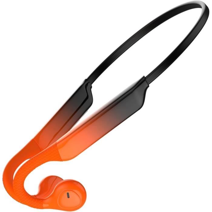 Casque Conduction Osseuse Bluetooth – Écouteurs Sport Étancs, Micro HD, 10h Autonomie