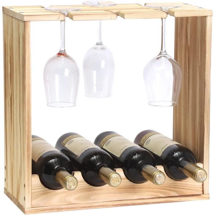 Porte Bouteilles Vertige Vigneron Bois - 6 Bouteilles
