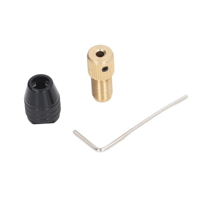 Mandrin Sans Clé Pour Dremel - 1/32 à 1/8 Pouce, Avec 8 Pinces Laiton, Outil Rotatif - 5