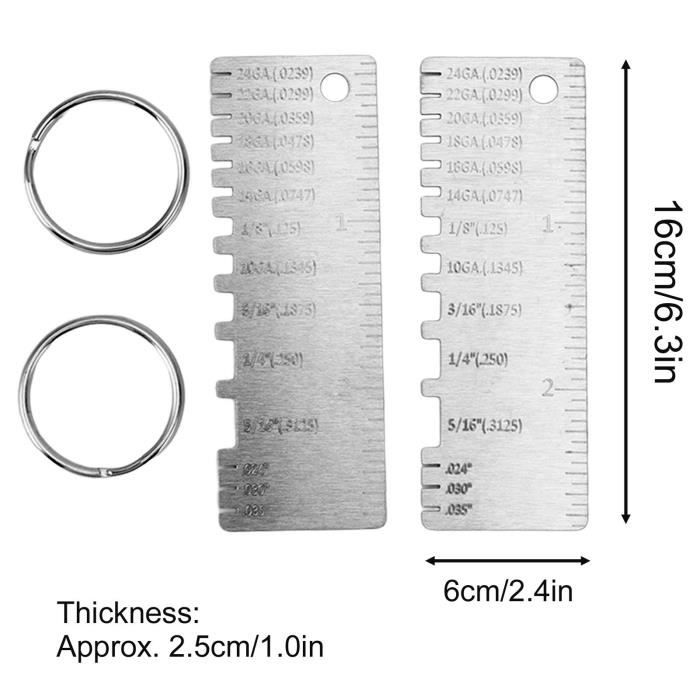 Jauge De Morsure Willis En Acier Inoxydable – Précision Dentaire Pour Orthodontie