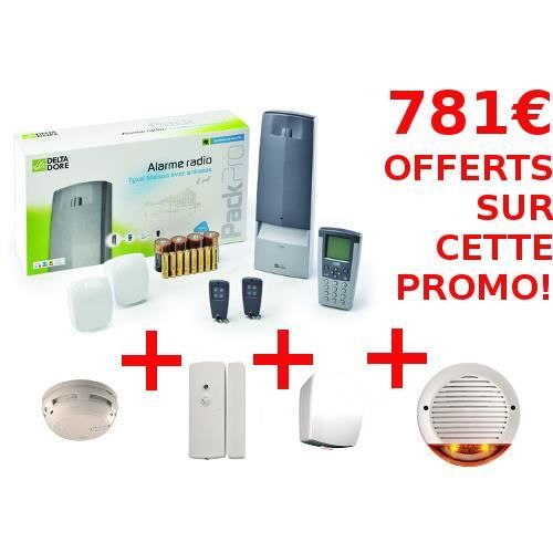 Pack Incroyable Pour Alarme De Maison Delta Dore Achat Vente Kit Alarme Pack Incroyable Pour Alarme Cdiscount