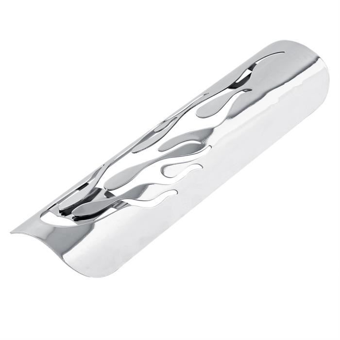 Couvercle Protection échappement Moto - Bouclier Thermique Anti-brûlure, Antidérapant - Accessoire Moto Universel