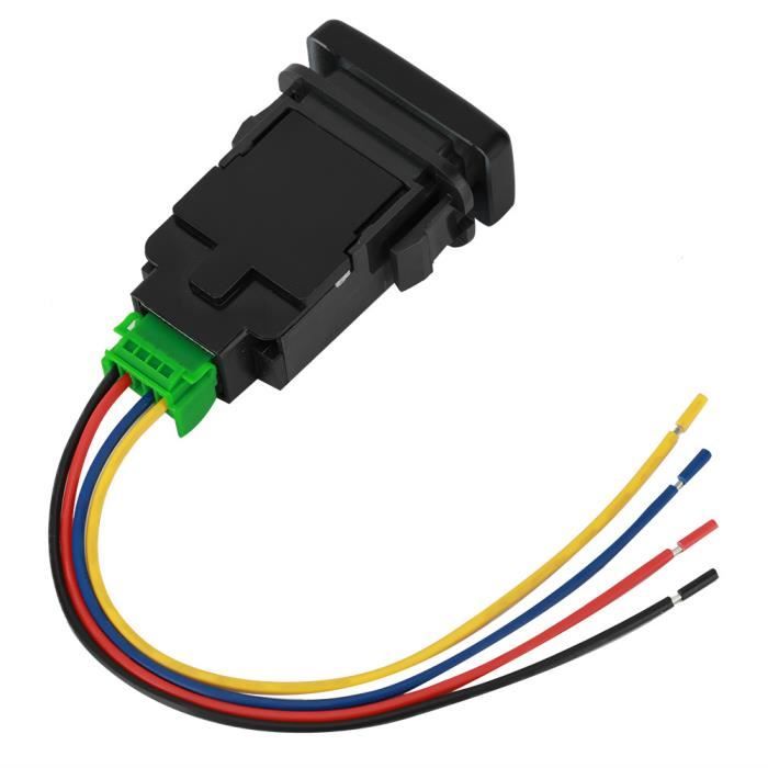 Interrupteur Bouton‑Poussoir ON/OFF FAE - Modèle 62411 - Gris Ou Noir - Qualité OEM