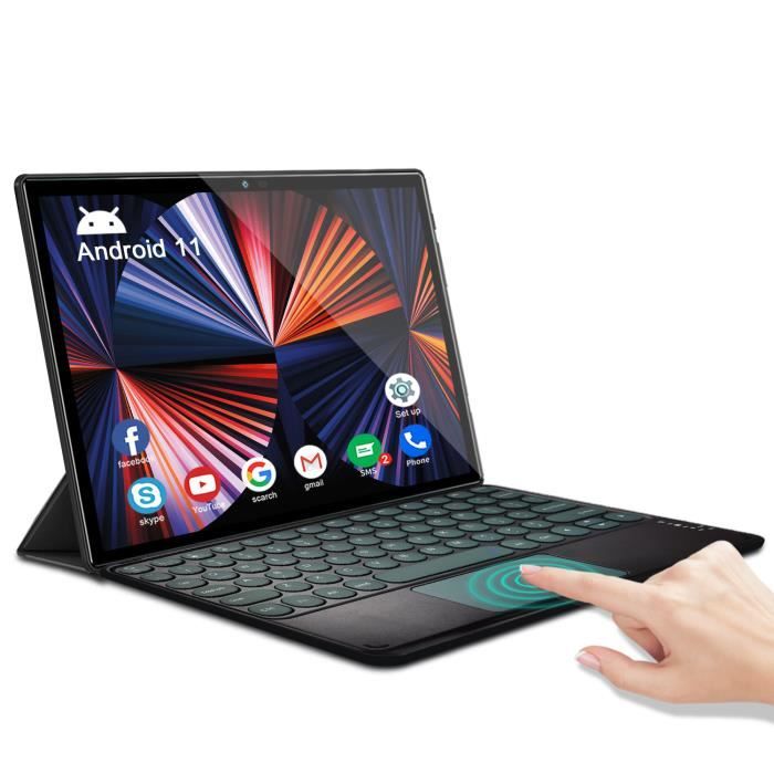 DUODUOGO Tablette Tactile 10 Pouces 4G LTE, Octa Core, Tablette