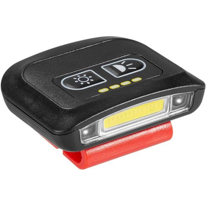 Lampe LED à Clip Pour Casquette - 400 Lumens - 11 LED - Pêche, Camping, Mains Libres