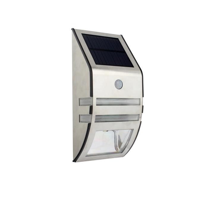 Applique Murale Exterieure Led Inox Avec Detecteur De Mouvements