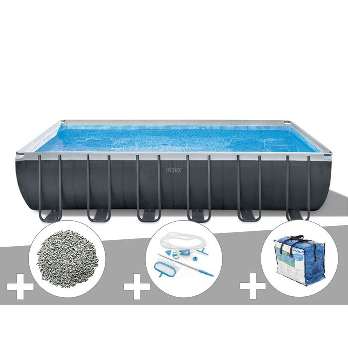 Piscine tubulaire Ultra XTR Frame rectangulaire 5,49 x 2,74 x 1,32 m - Intex