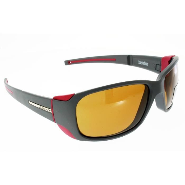 Lunettes de soleil femme indice 3 Julbo Monterosa 2.0 violet rose avec  coques amovibles