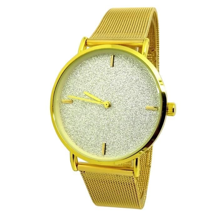 Montre femme plate cheap