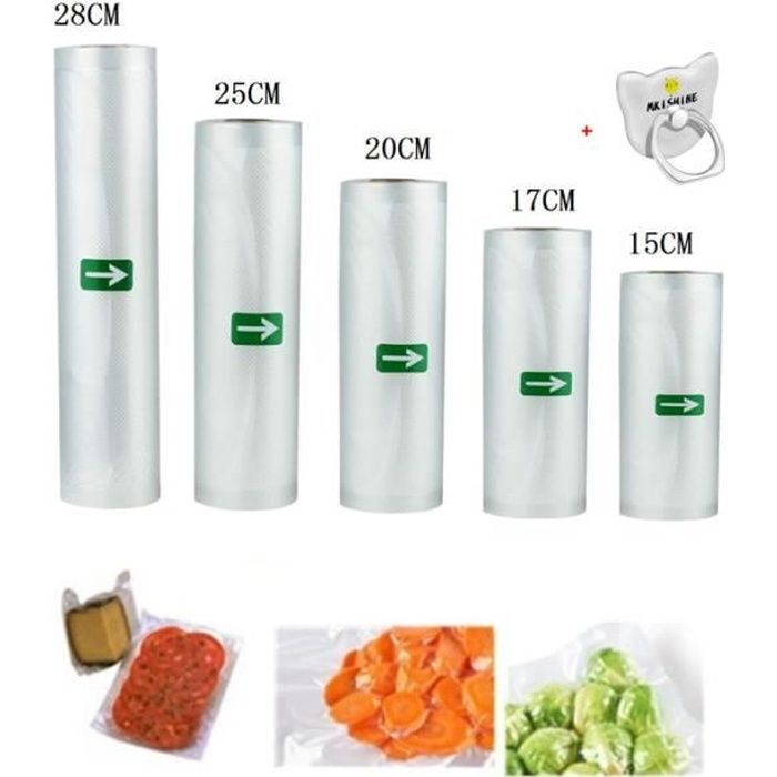 Lot de 2 sacs sous vide alimentaire 300x28cm - Centrakor