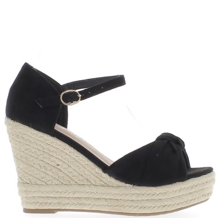 espadrille talon compensé