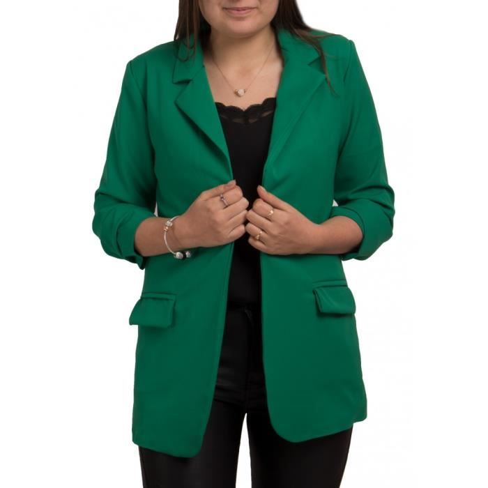 Veste de hotsell tailleur longue femme