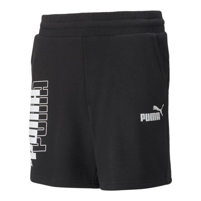 Short Noir Garçon Puma Power