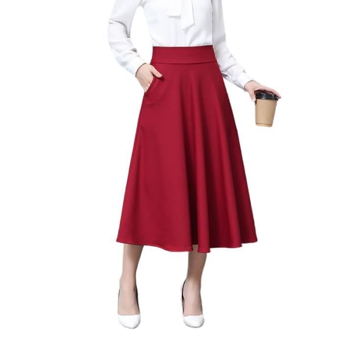 Mini-jupe Patineuse Gap - Couleur Rouge Marine Moderne à Bandes, Taille XL, Neuve Avec étiquette