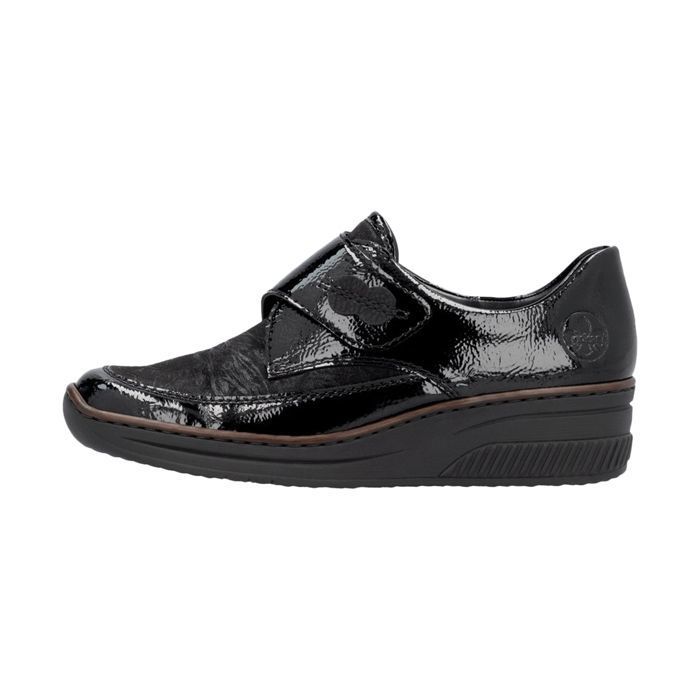 Rieker Basket Basse Cuir Rieker Lagro - Noir