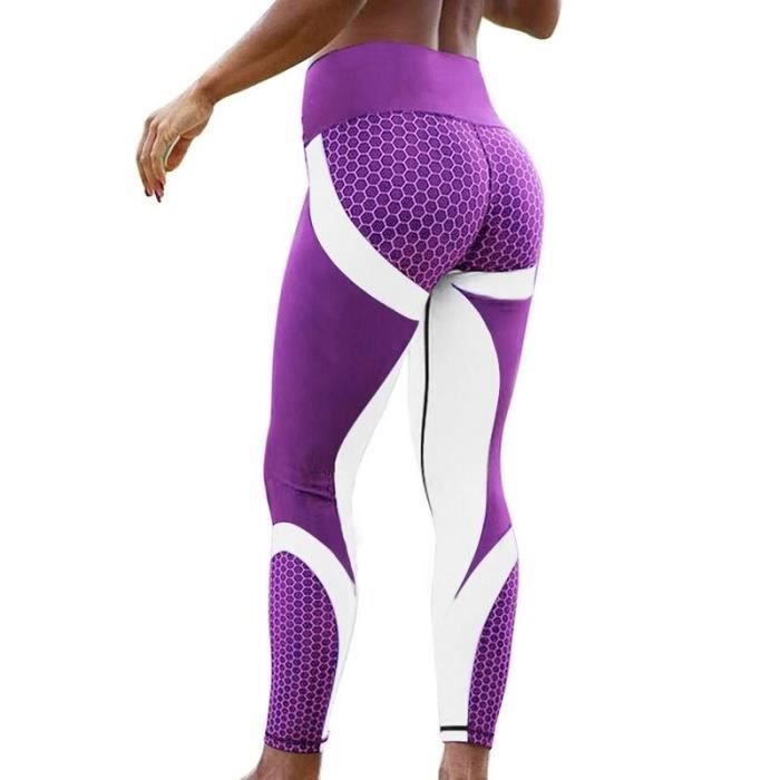 PANTALON Sexy maille imprim Leggings Fitness pour les femmes