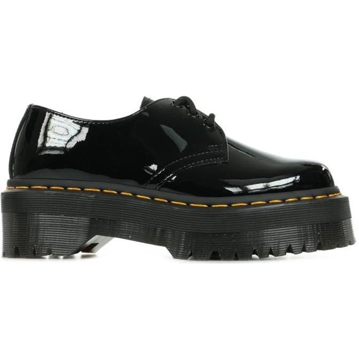 Derby Dr Martens 1461 Quad - Femme - Cuir - Noir - Printemps Été 2021