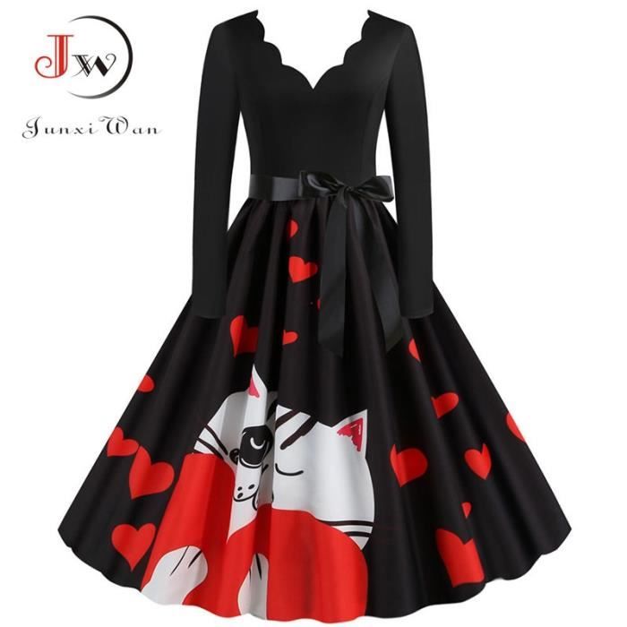 Robe pin up manche longue online