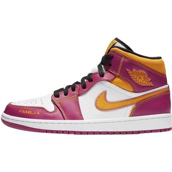Air Jordan 1 Mid SE Siempre Familia - BabylinoShops - nike maroon and gold  athletic shoes size chart