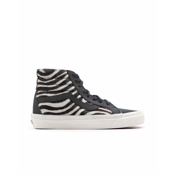 Baskets Sk8 Hi 38 Dx Anaheim Factory VANS Noir Z bre Mixte Textile Lacets