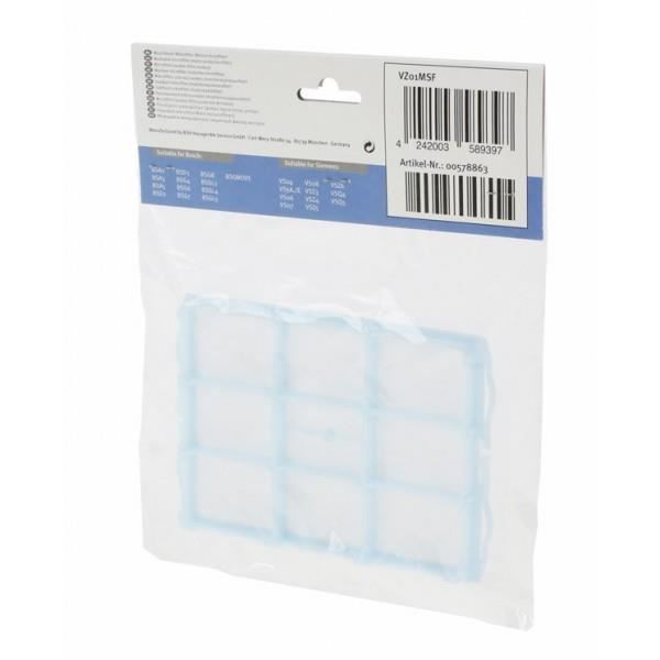 Filtre de protection moteur - BOSCH/SIEMENS - 00578863 - Aspirateur - Noir - Sac
