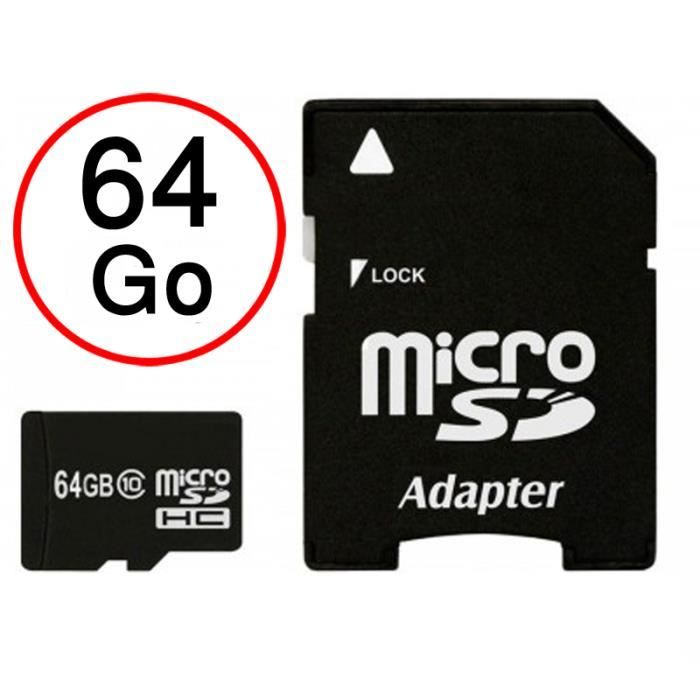 Gevangenisstraf diep matig Huawei P9 Lite Mini Carte Mémoire Micro-SD 64 Go + Adaptateur de qualité by  PH26® - Cdiscount Téléphonie