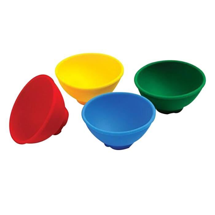 4pcs Bebe Bol D Alimentation Bols De Riz En Silicone Mini Assaisonnement Baisse Resistance Pour Enfants Jaune Bol Cdiscount Puericulture Eveil Bebe