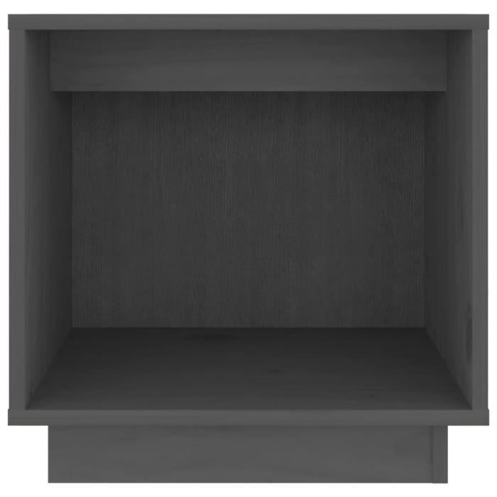 Lot De 2 Tables De Chevet – Chêne Fumé – 40x30x40 Cm – Bois D'ingénierie