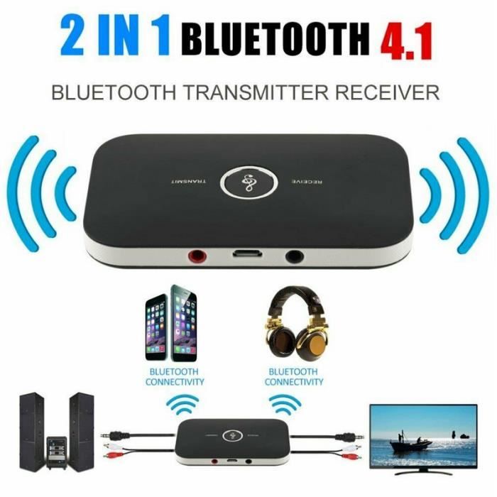 QUMOX 2 en 1 Emetteur et récepteur Bluetooth Adaptateur Transmitter / Receiver audio sans fil