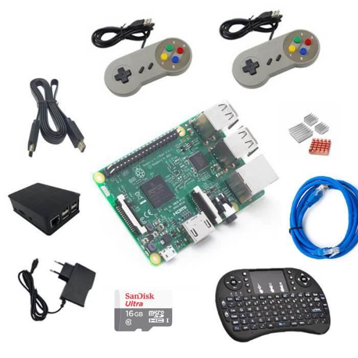 Raspberry Pi 3 Complete Starter Kit + 2 morceaux