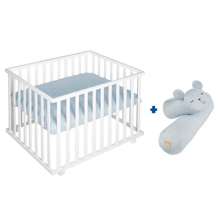 Roba Parc Bebe Carre Roba Style Tapis De Parc Tour De Lit Bleu Clair Cdiscount Puericulture Eveil Bebe