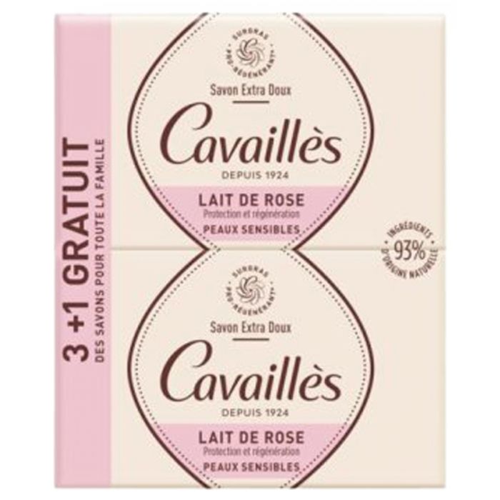 Lot De 3 Savons De Marseille Cien - Parfum Amande - Extra Doux - 3 X 100g