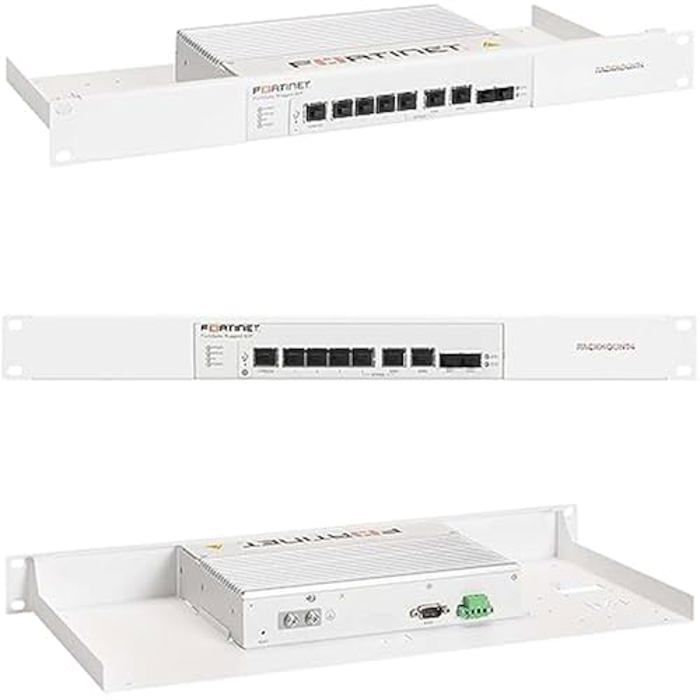 Kit de montage - Rackmount.IT - Compatible FortiGate Rugged 60F - Montage rapide - Design noir élégant
